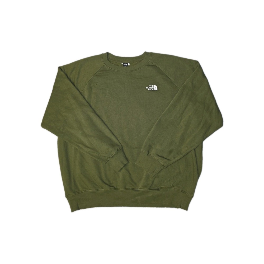 The North Face Evolution Fleece Olive Green Mens 2XL Crew Neck Sweatshirt